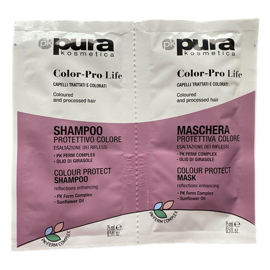 Pure Color Pro Shampoo 15ml and Mask 15ml Travel Pack 2